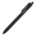 TRU RED Quick Dry Gel Pen, Retractable, Fine 0.5 mm, Black Ink, Black Barrel, Dozen (24377042)