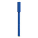 TRU RED Quick Dry Gel Pen, Stick, Medium 0.7 mm, Blue Ink, Blue Barrel, 5/Pack (24377028)