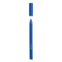 TRU RED Quick Dry Gel Pen, Stick, Fine 0.5 mm, Blue Ink, Blue Barrel, 5/Pack (24377034)