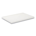 TRU RED Slim Stackable Plastic Tray, 6.85 x 9.88 x 0.47, White (24380409)