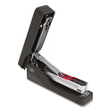 TRU RED Desktop Plastic Half Strip Stapler, 20-Sheet Capacity, Black (24418182)