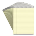 TRU RED Notepads, Wide/Legal Rule, 50 Canary-Yellow 8.5 x 11.75 Sheets, 12/Pack (24419913)