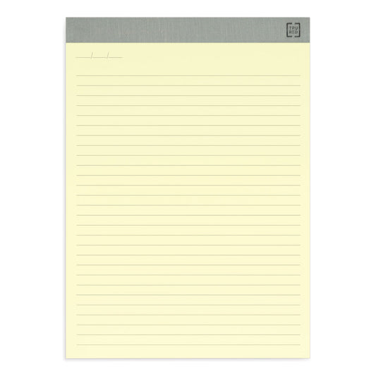 TRU RED Notepads, Wide/Legal Rule, 50 Canary-Yellow 8.5 x 11.75 Sheets, 12/Pack (24419922)