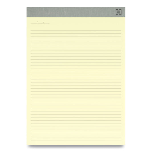 TRU RED Notepads, Narrow Rule, 50 Canary-Yellow 8.5 x 11.75 Sheets, 12/Pack (24419925)