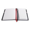 TRU RED Large Mastery Journal with Pockets, 1-Subject, Narrow Rule, Charcoal/Red Cover, (192) 10 x 8 Sheets (24421817)