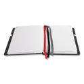 TRU RED Large Mastery Journal with Pockets, 1-Subject, Narrow Rule, Black/Red Cover, (192) 10 x 8 Sheets (24421811)