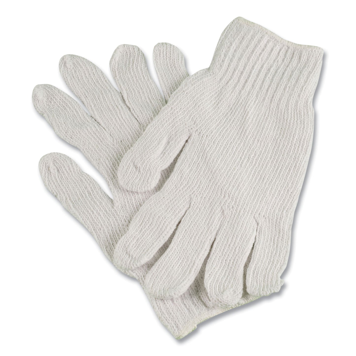 AMBITEX PRO CTPS400/NLW Series Natural White String Knit Gloves, 7 gauge, Medium, White, 12 Pairs (CTPS400MDNLW)