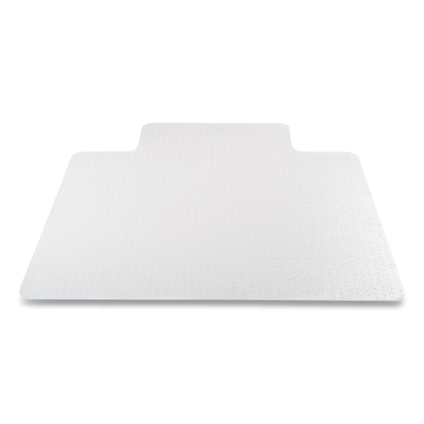 Deflecto Antimicrobial Chair Mat, Medium Pile Carpet, 48 x 36, Lipped, Clear (CM14112AM)