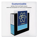 Avery Durable View Binder with DuraHinge and EZD Rings, 3 Rings, 4" Capacity, 11 x 8.5, Black, (9800) (09800)