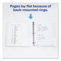 Avery Legal Durable View Binder with Round Rings, 3 Rings, 1" Capacity, 14 x 8.5, White (16500)