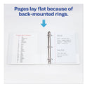 Avery Durable View Binder with DuraHinge and Slant Rings, 3 Rings, 3" Capacity, 11 x 8.5, White (17042)