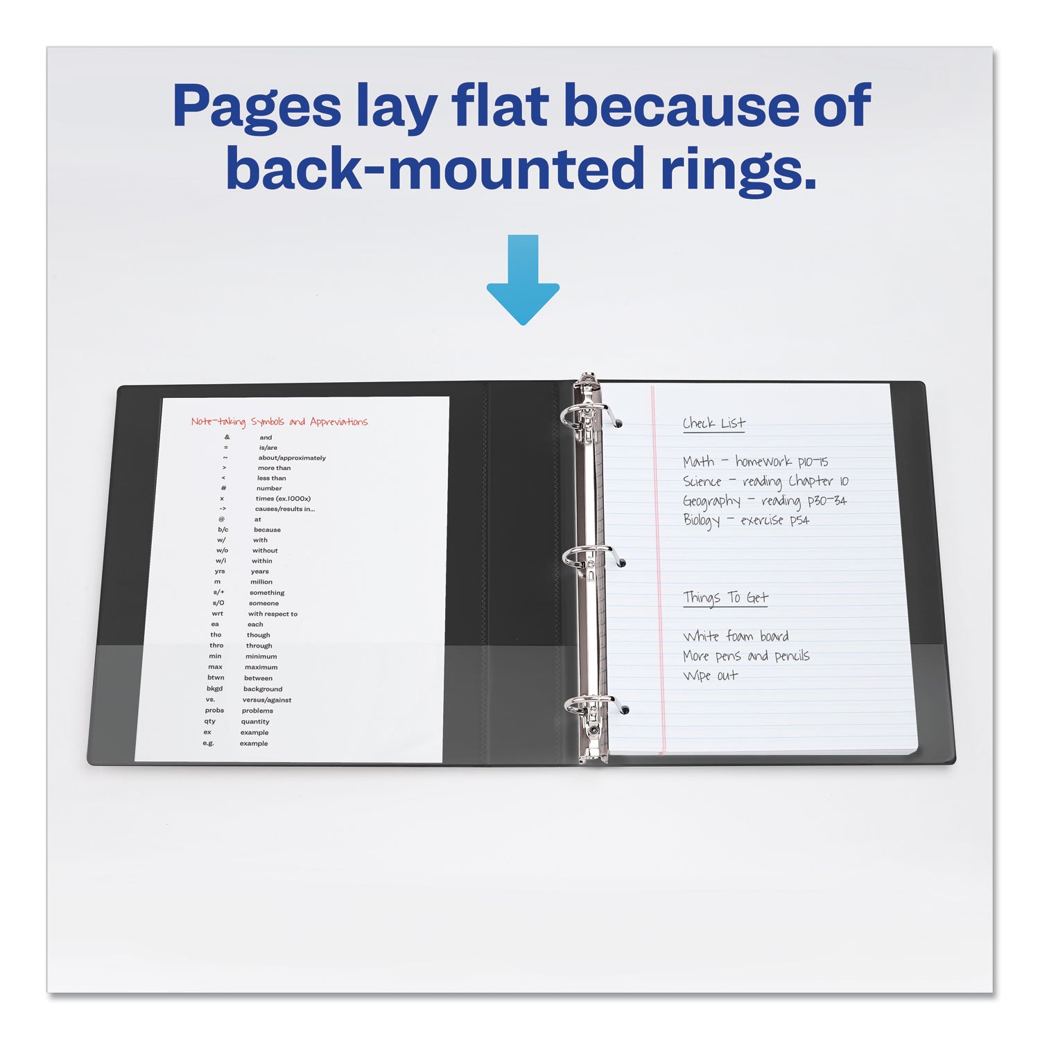 Avery Durable View Binder with DuraHinge and Slant Rings, 3 Rings, 1" Capacity, 11 x 8.5, Coral (17293)