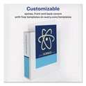 Avery Durable View Binder with DuraHinge and Slant Rings, 3 Rings, 2" Capacity, 11 x 8.5, White (17032)