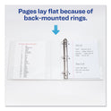 Avery Durable View Binder with DuraHinge and Slant Rings, 3 Rings, 2" Capacity, 11 x 8.5, White, 4/Pack (17577)