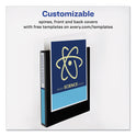 Avery Durable View Binder with DuraHinge and Slant Rings, 3 Rings, 1" Capacity, 11 x 8.5, Black (17011)