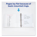 Avery Durable View Binder with DuraHinge and Slant Rings, 3 Rings, 2" Capacity, 11 x 8.5, White (17032)