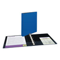 Avery Durable Non-View Binder with DuraHinge and Slant Rings, 3 Rings, 1" Capacity, 11 x 8.5, Blue (27251)