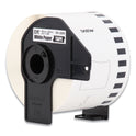 Brother Continuous Paper Label Tape, 2.4" x 100 ft, White, 3 Rolls/Pack (DK22053PK)