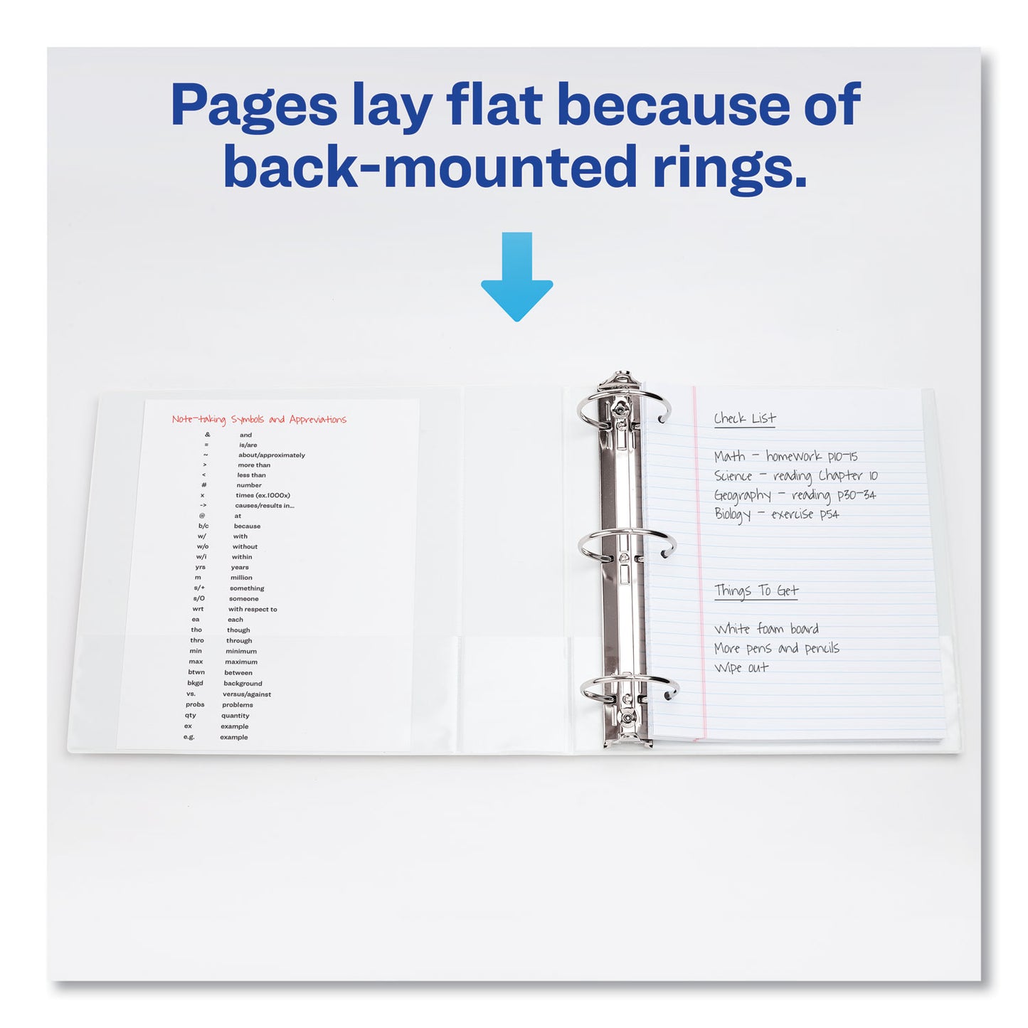 Avery Economy View Binder with Round Rings , 3 Rings, 1 - 12 Pack