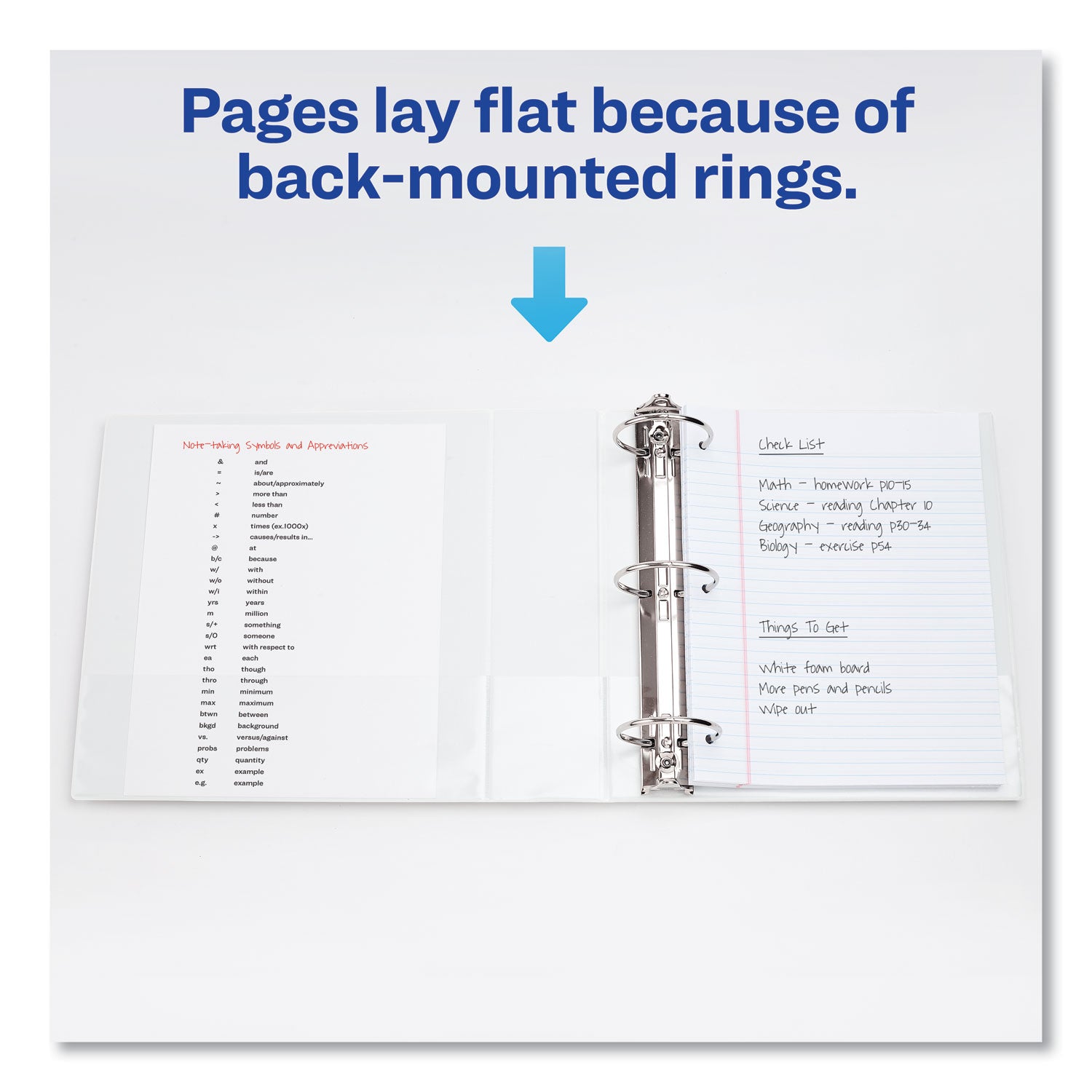 Avery Economy View Binder with Round Rings , 3 Rings, 1 - 12 Pack