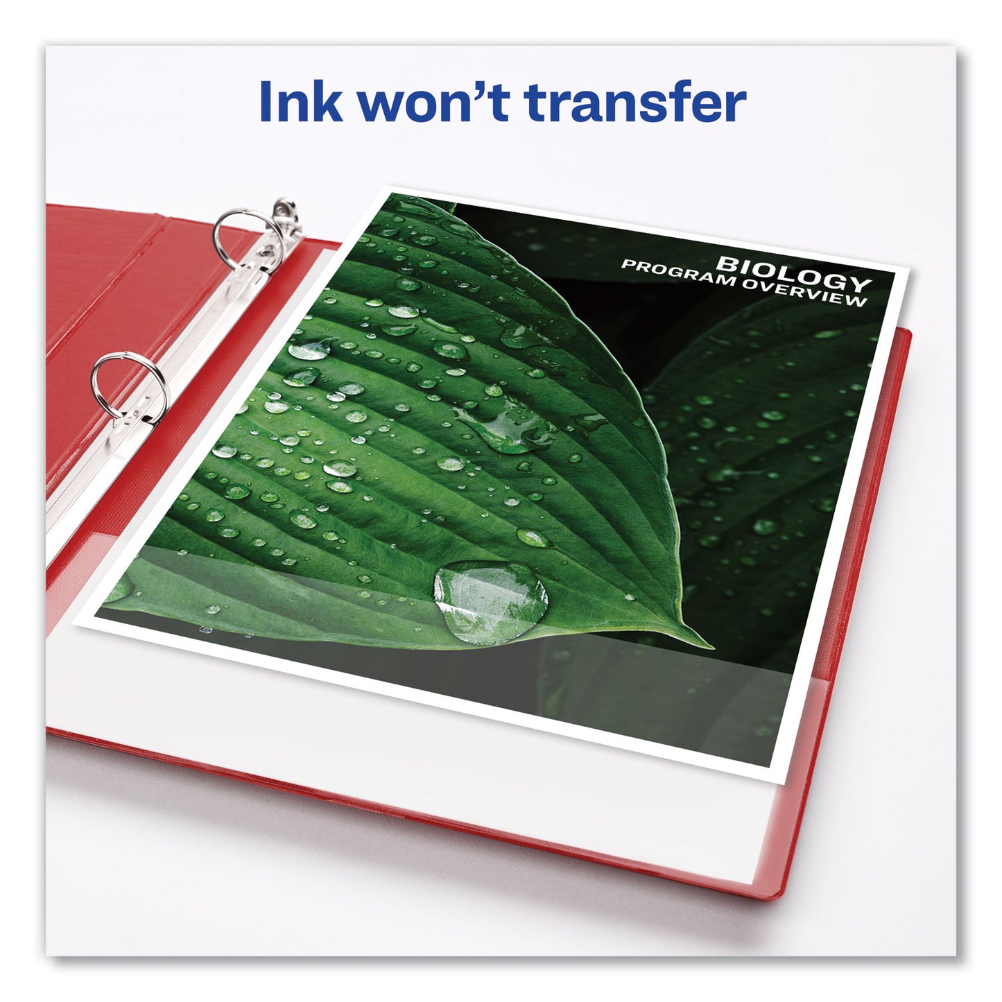 Avery Economy Non-View Binder with Round Rings, 3 Rings, 1" Capacity, 11 x 8.5, Red, (3310) (03310)