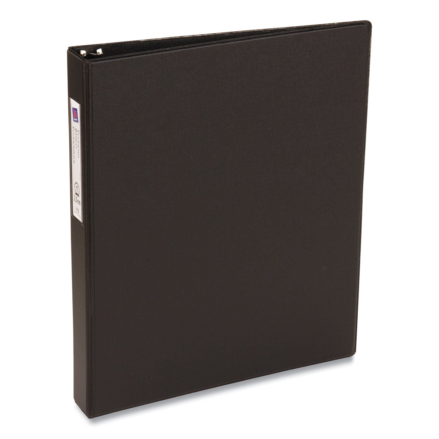 Avery Economy Non-View Binder with Round Rings, 3 Rings, 1" Capacity, 11 x 8.5, Black, (4301) (04301)