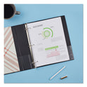 Avery Economy Non-View Binder with Round Rings, 3 Rings, 1.5" Capacity, 11 x 8.5, Black, (3401) (03401)