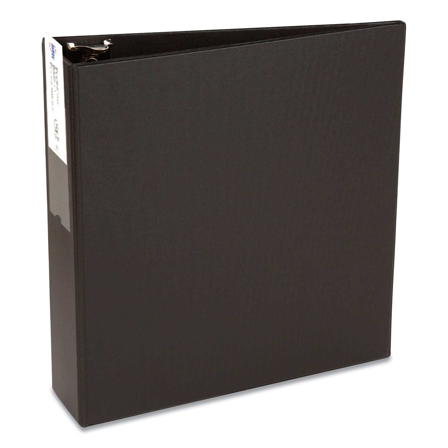 Avery Economy Non-View Binder with Round Rings, 3 Rings, 3" Capacity, 11 x 8.5, Black, (4601) (04601)