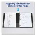 Avery Economy View Binder with Round Rings , 3 Rings, 1" Capacity, 11 x 8.5, Black, (5710) (05710)
