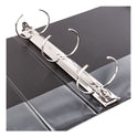 Avery Economy Non-View Binder with Round Rings, 3 Rings, 2" Capacity, 11 x 8.5, Black, (3501) (03501)