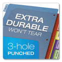 Cardinal Poly 1-Pocket Index Dividers, 8-Tab, 11 x 8.5, Assorted (84017)
