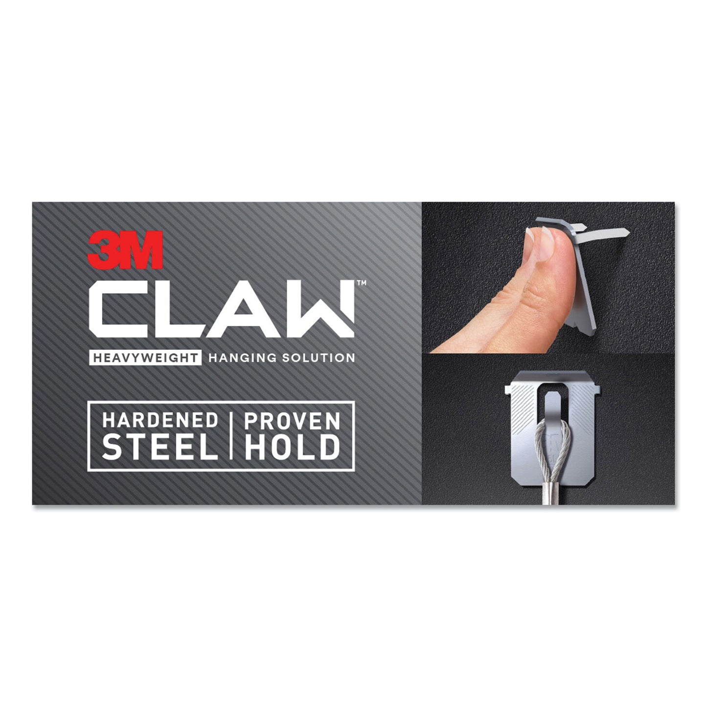 3M Claw Drywall Picture Hanger, Stainless Steel, 25 lb Capacity, 4 Hooks and 4 Spot Markers, (3PH25M4ES)