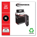 Innovera Remanufactured Black Ink, Replacement for 902 (T6L98AN), 300 Page-Yield (902BK)