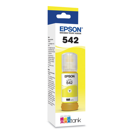Epson T542420-S (T542) DURABrite EcoFit Ultra High-Capacity Ink, 6,000 Page-Yield, Yellow