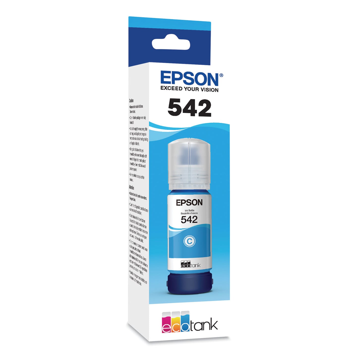 Epson T542220-S (T542) DURABrite EcoFit Ultra High-Capacity Ink, 6,000 Page-Yield, Cyan