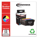Innovera Remanuf. Black/Cyan/Magenta/Yellow Ink, Replacement f/T220XL (T220XL120/220/320/420), 500/450 Page-Yield (T220XLBCS)