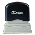 Offistamp Pre-Inked Message Stamp, FILE, 1.63" x 0.38", Red Ink (034513)