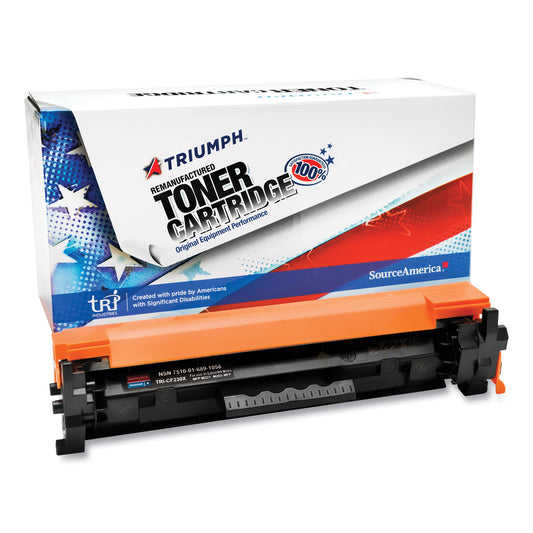 AbilityOne 7510016891058 Remanufactured CF230X (30X) High-Yield Toner, 3,500 Page-Yield, Black