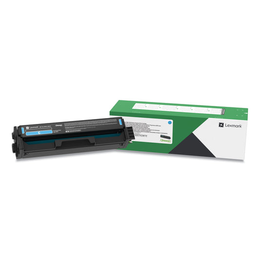 Lexmark C341XC0 Return Program Extra High-Yield Toner, 4,500 Page-Yield, Cyan