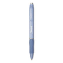 Sharpie S-Gel Fashion Barrel Gel Pen, Retractable, Medium 0.7 mm, Black Ink, Frost Blue Barrel, Dozen (2126232)