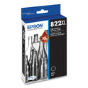 Epson T822XL120-S (T822XL) DURABrite Ultra High-Yield Ink, 1,100 Page-Yield, Black
