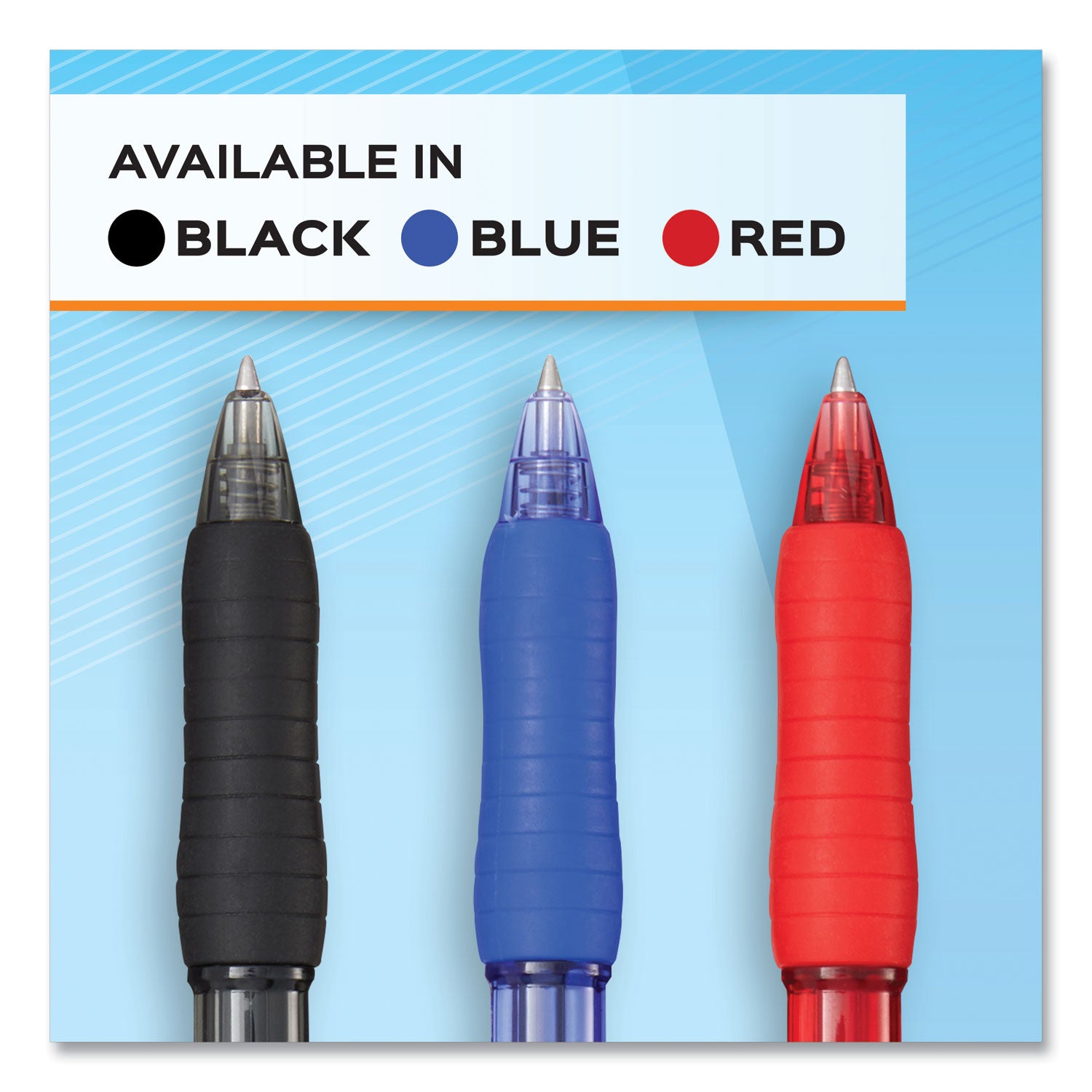 Paper Mate Profile Gel Pen, Retractable, Fine 0.5 mm, Black Ink, Translucent Black Barrel, Dozen (2095468)