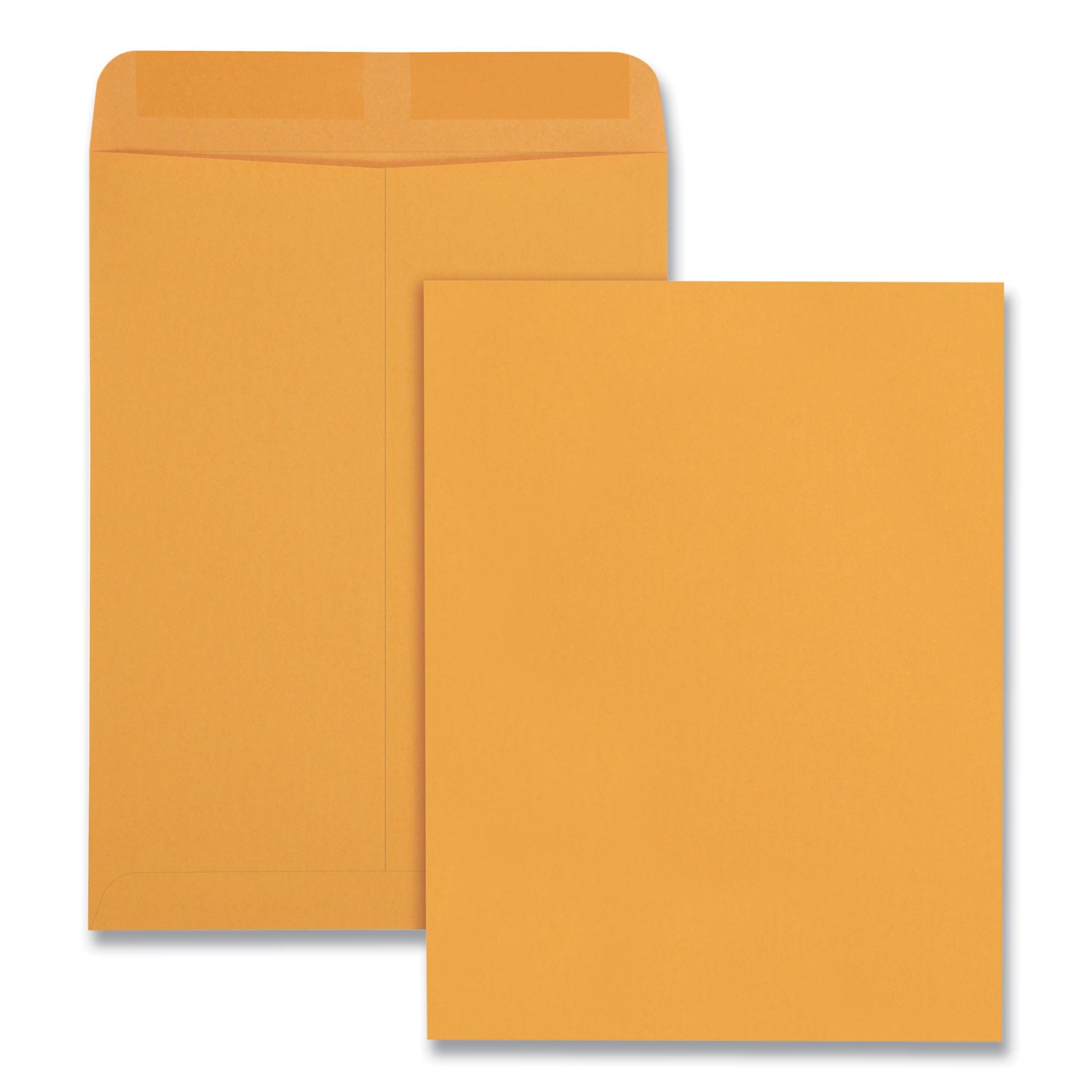 Quality Park Catalog Envelope, 28 lb Bond Weight Kraft, #10 1/2, Square Flap, Gummed Closure, 9 x 12, Brown Kraft, 100/Box (41467)