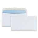 Quality Park Security Tint Business Envelope, #6 3/4, Commercial Flap, Gummed Closure, 3.63 x 6.5, White, 500/Box (10412)