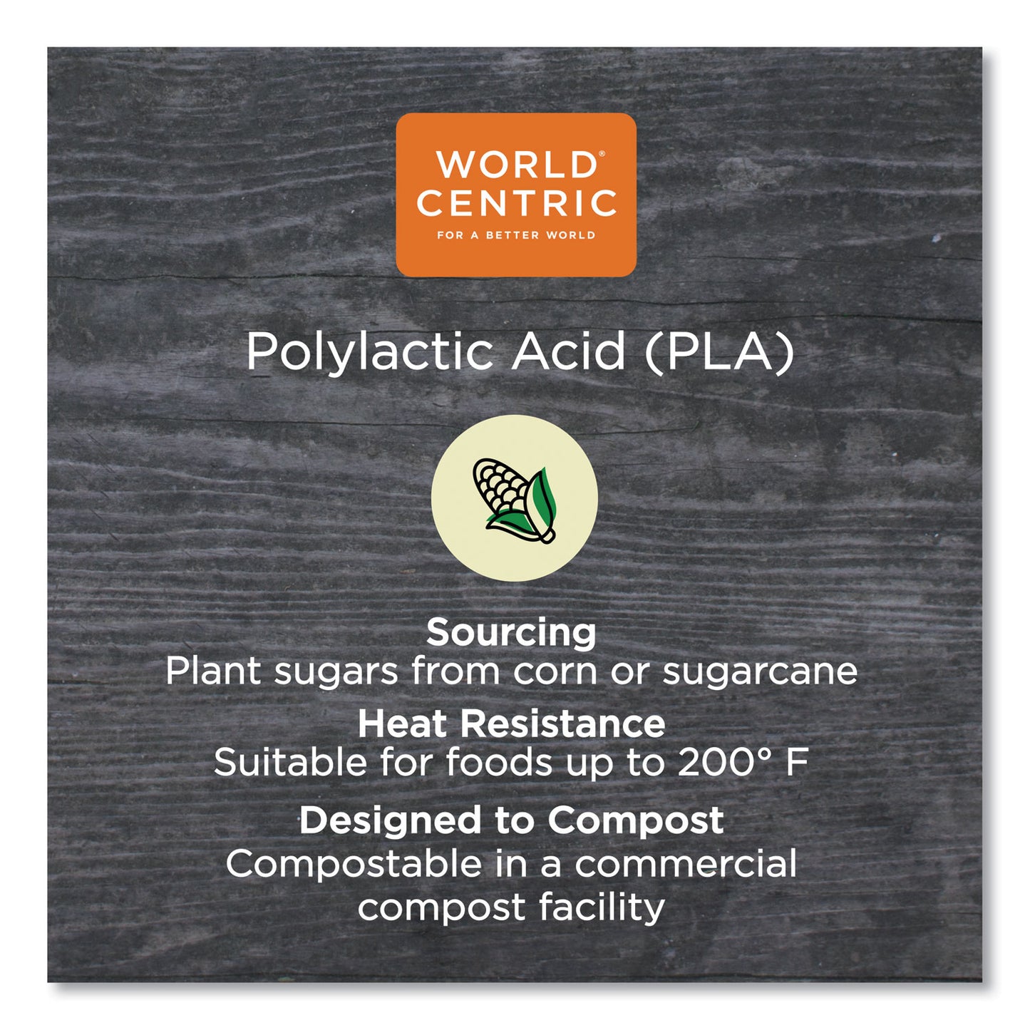 World Centric PLA Clear Cold Cup Lids, Flat Lid, Fits 9 oz to 24 oz Cups, 1,000/Carton (CPLCS12)