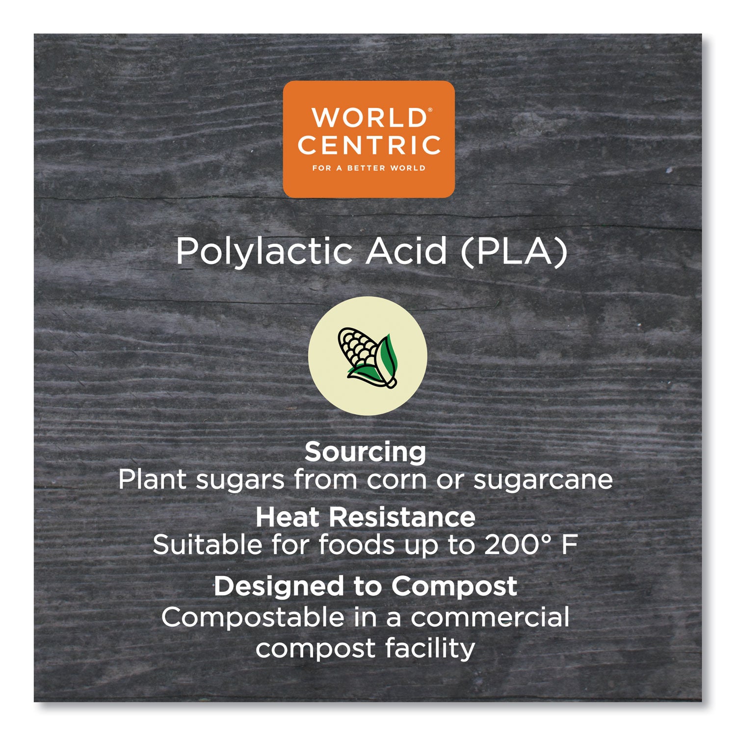 World Centric PLA Clear Cold Cup Lids, Flat Lid, Fits 9 oz to 24 oz Cups, 1,000/Carton (CPLCS12)