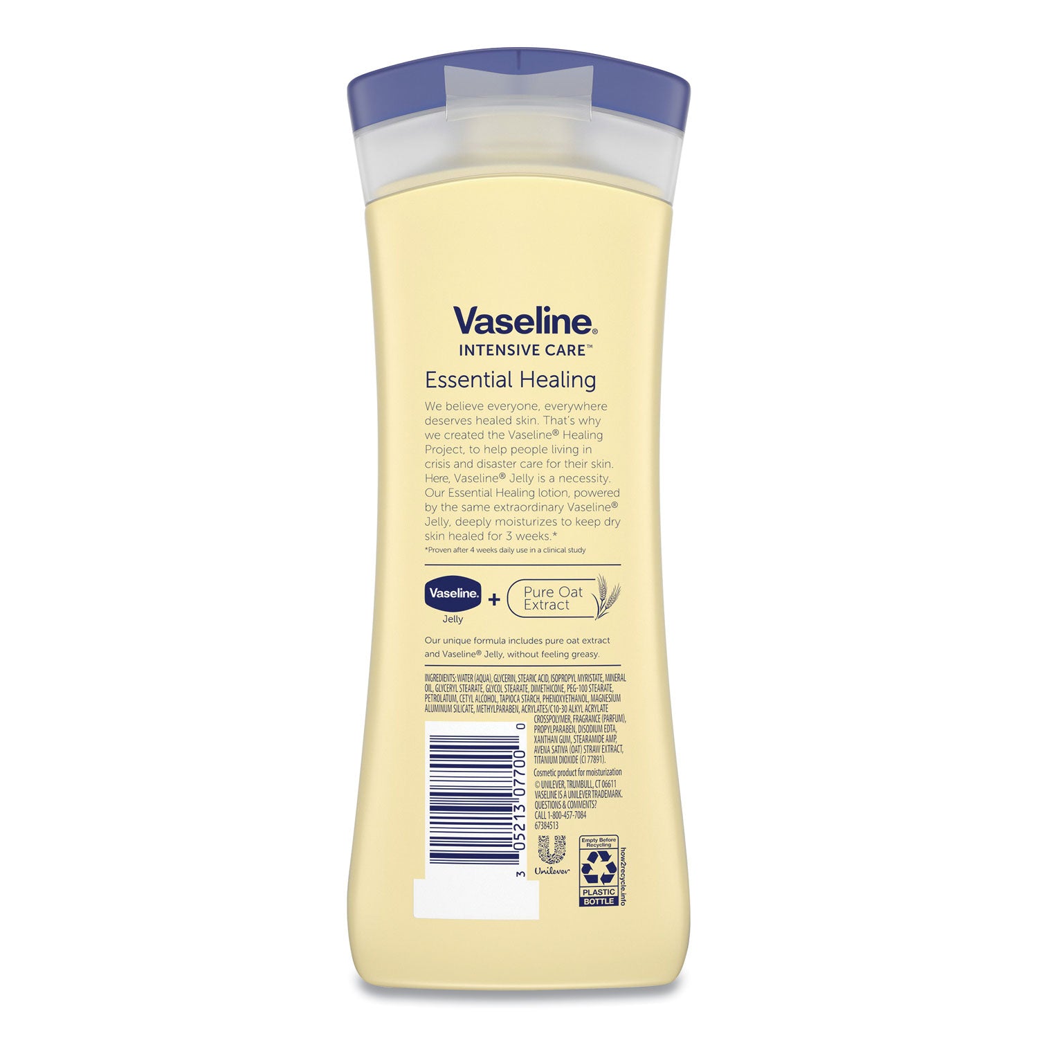 Vaseline Intensive Care Essential Healing Body Lotion with Vitamin E, 10 oz, 6/Carton (CB077007)