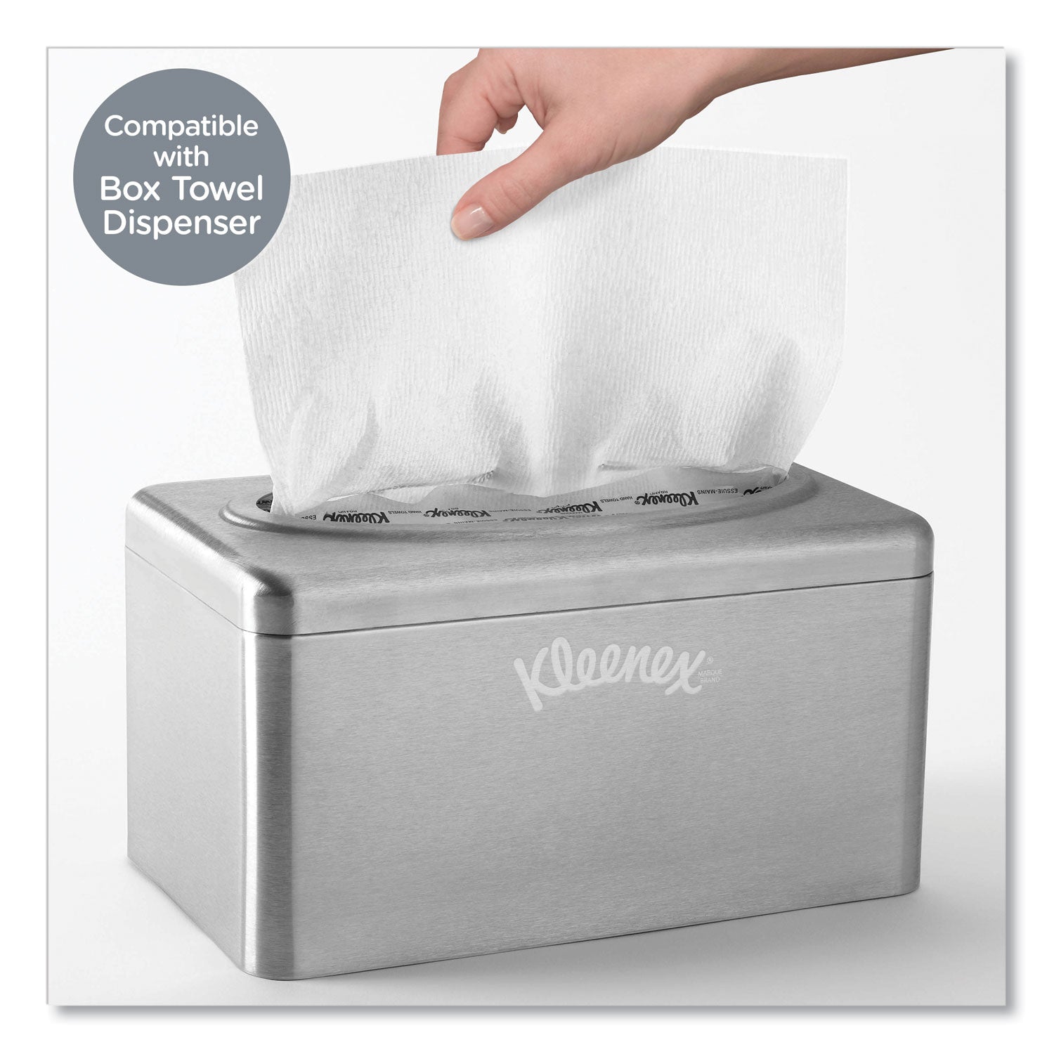 Kleenex Ultra Soft Hand Towels, POP-UP Box, 1-Ply, 8.9 x 10, White, 70/Box, 18 Boxes/Carton (11268CT)