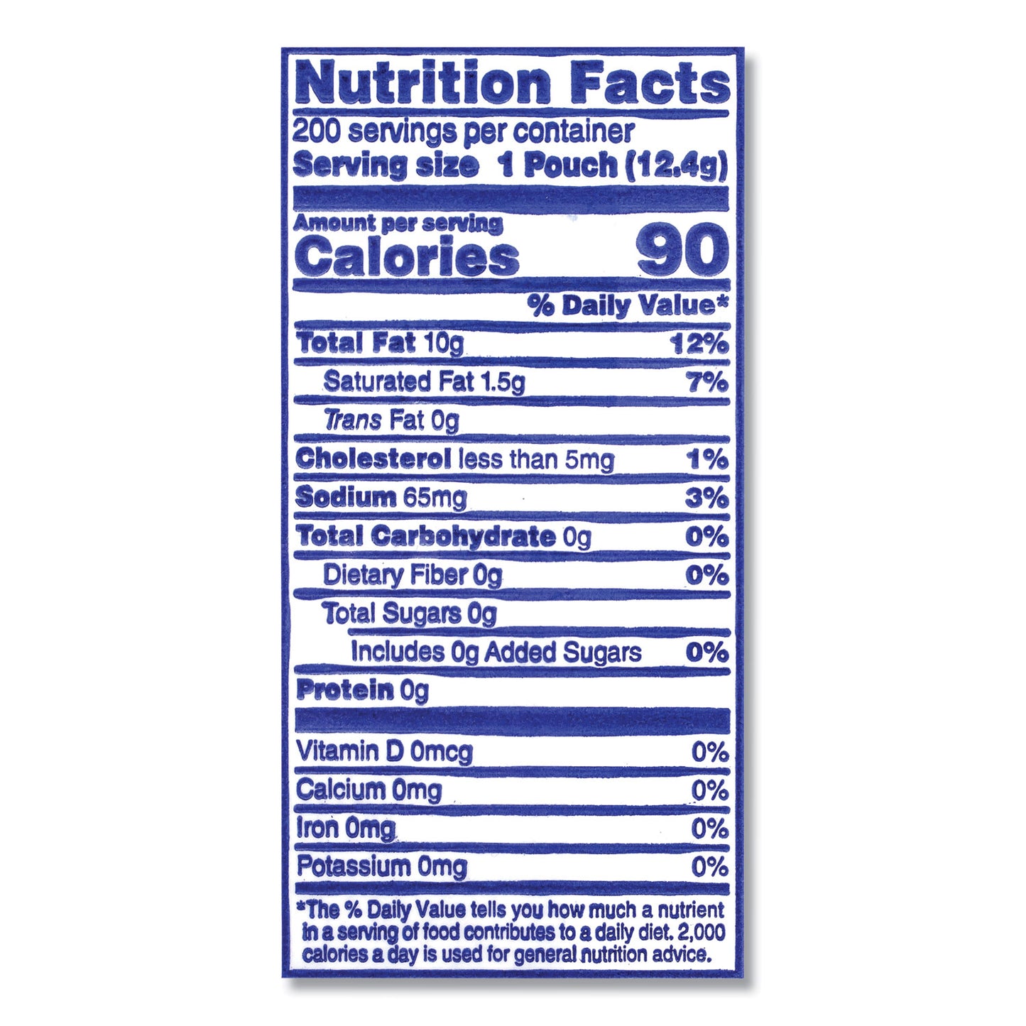 Kraft Mayo Real Mayonnaise, 0.44 oz Packet, 200/Box (22001118)