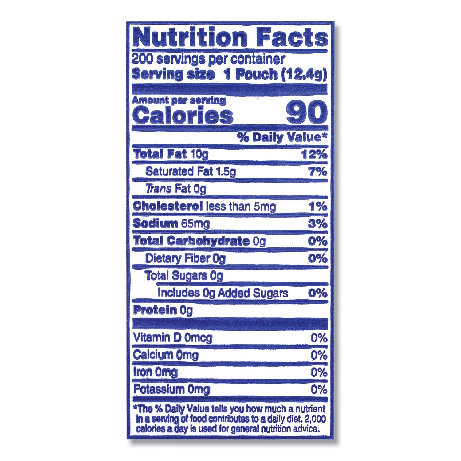 Kraft Mayo Real Mayonnaise, 0.44 oz Packet, 200/Box (22001118)